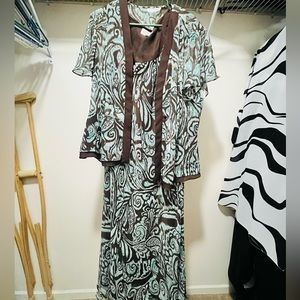 Dress with matching jacket